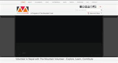 Desktop Screenshot of mountainvolunteer.org
